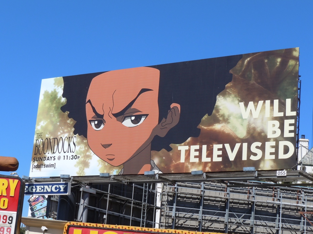 You will Boondocks and adult swim probably, were Boondocks and adult swim matchless message